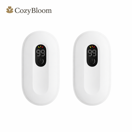 CozyBloom® HeatPods™ – 2-in-1 Oplaadbare Handwarmers| Directe Warmte voor Buiten, Werk & Wintercomfort